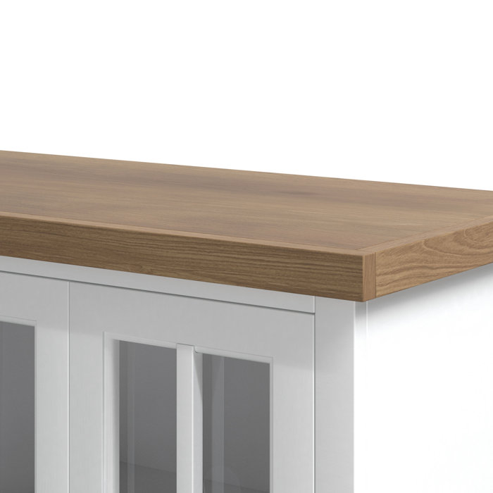 Laurel Foundry Modern Farmhouse Brixham 97" Fully Assembled TV Stand